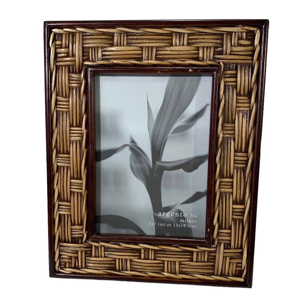 Argento SC Milano Wood Picture Frame Inner Natural Sailor Knot